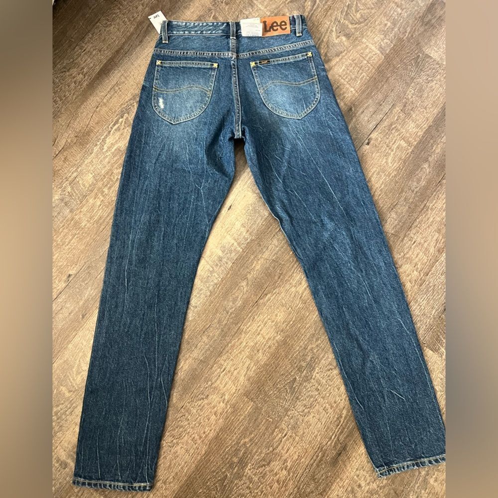 Lee Womens Rider Slim Straight Jean Night Rider- Size 27 - Picture 2 of 9